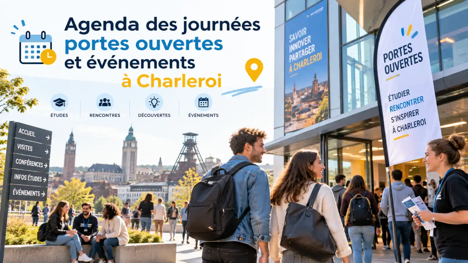 Agenda des journées portes ouvertes et événements à Charleroi