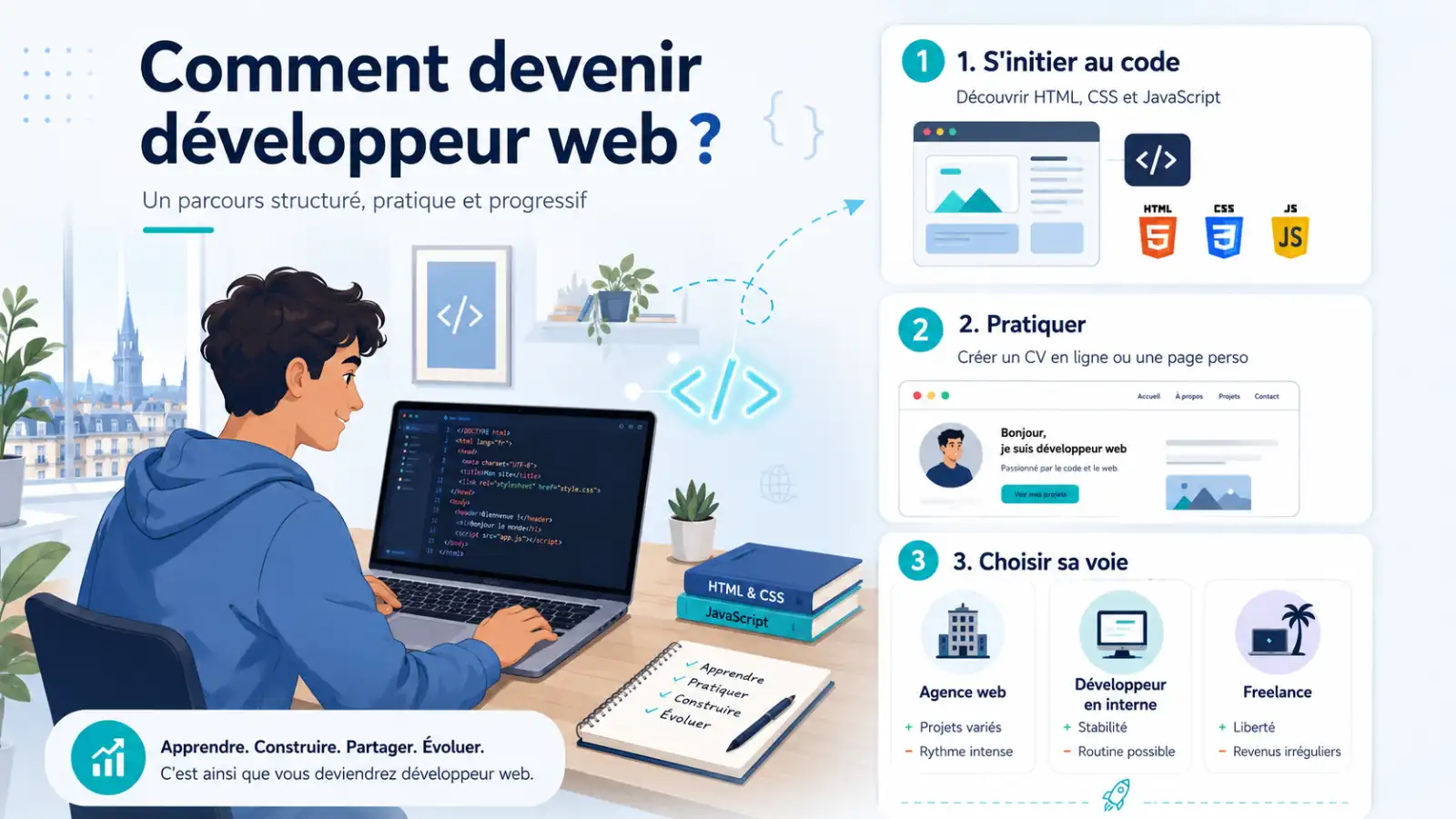 Comment devenir développeur web