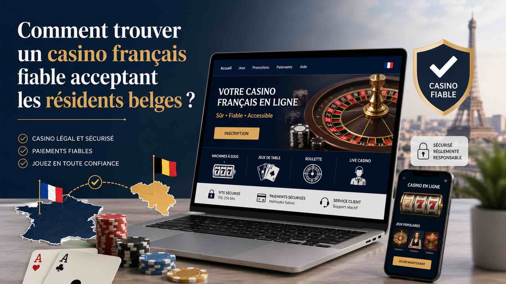 Casino français acceptant les Belges