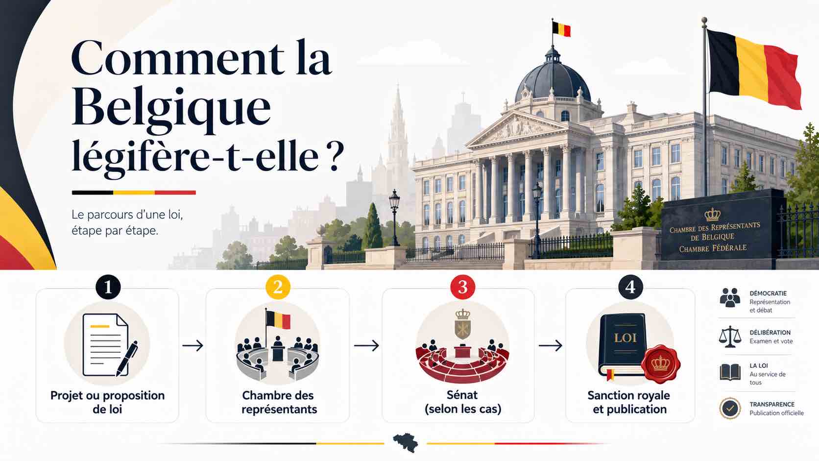 Comment la Belgique légifère-t-elle