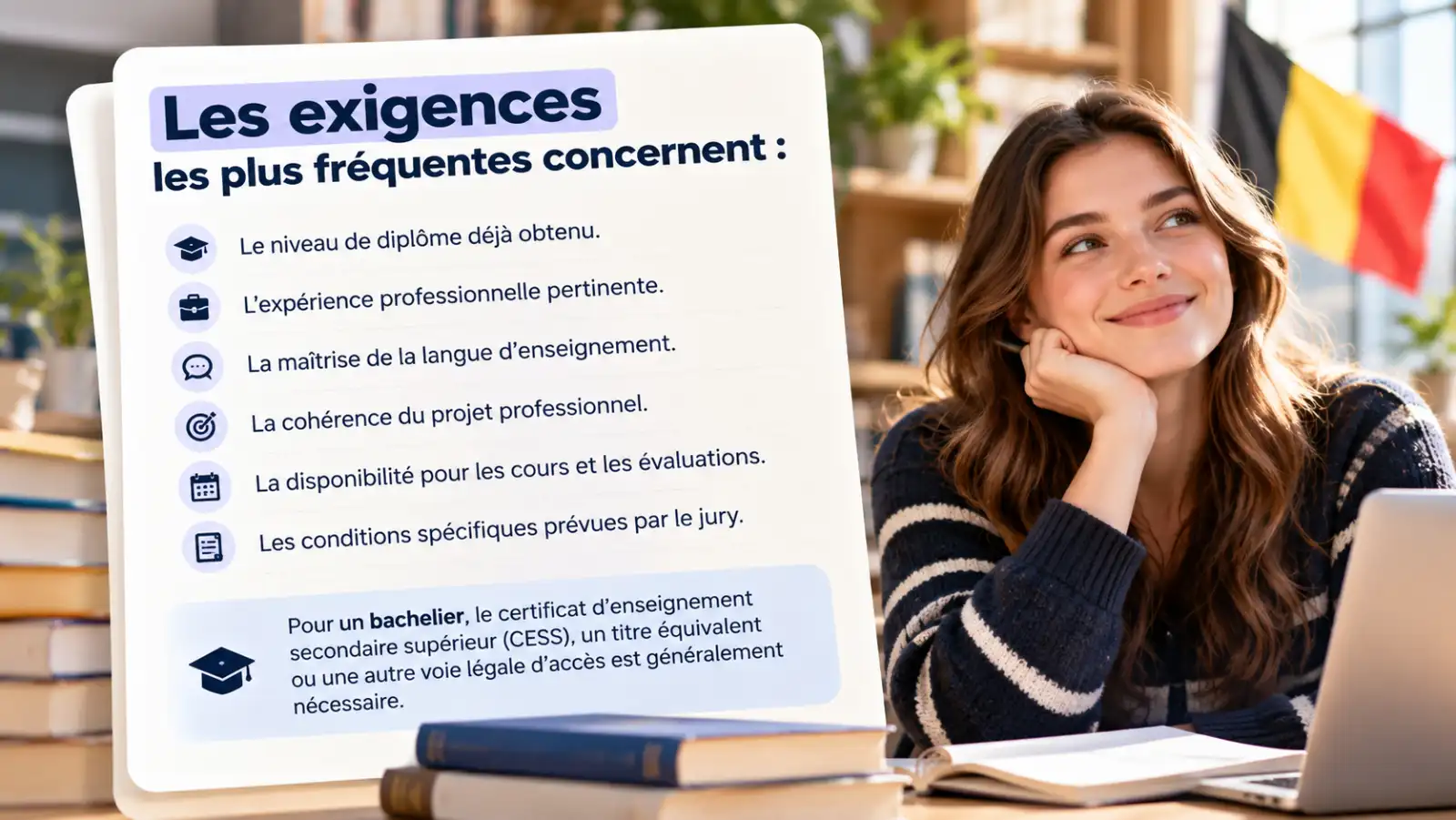 Quelles sont les conditions d'admission à l'Université Ouverte