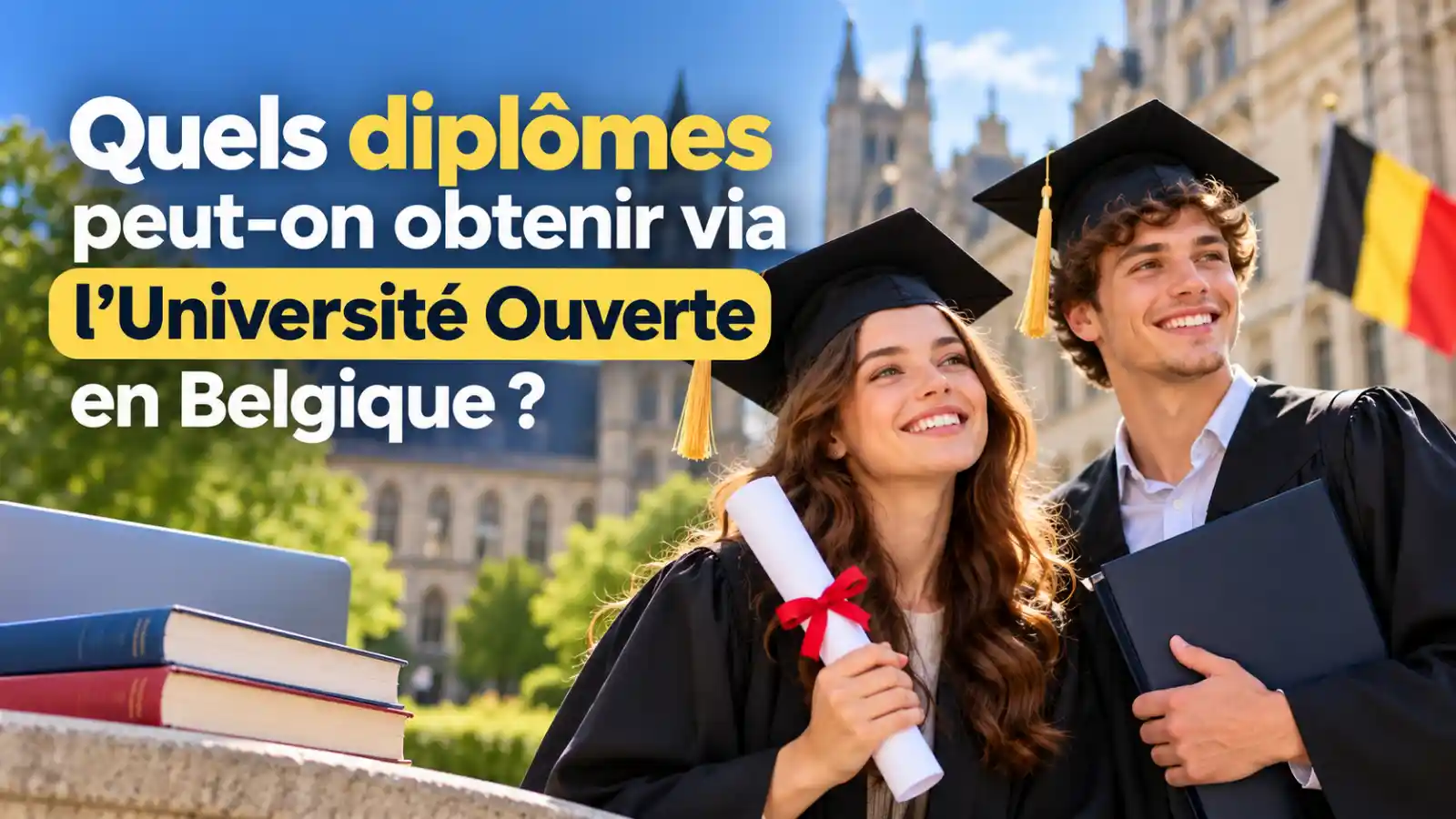 Quels diplômes peut-on obtenir via l'Université Ouverte en Belgique ?