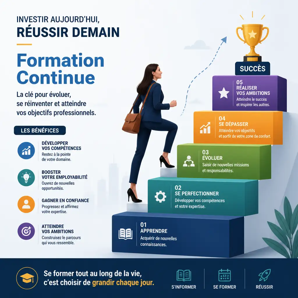 Quelle est l'importance de la formation continue dans l'évolution de carrière
