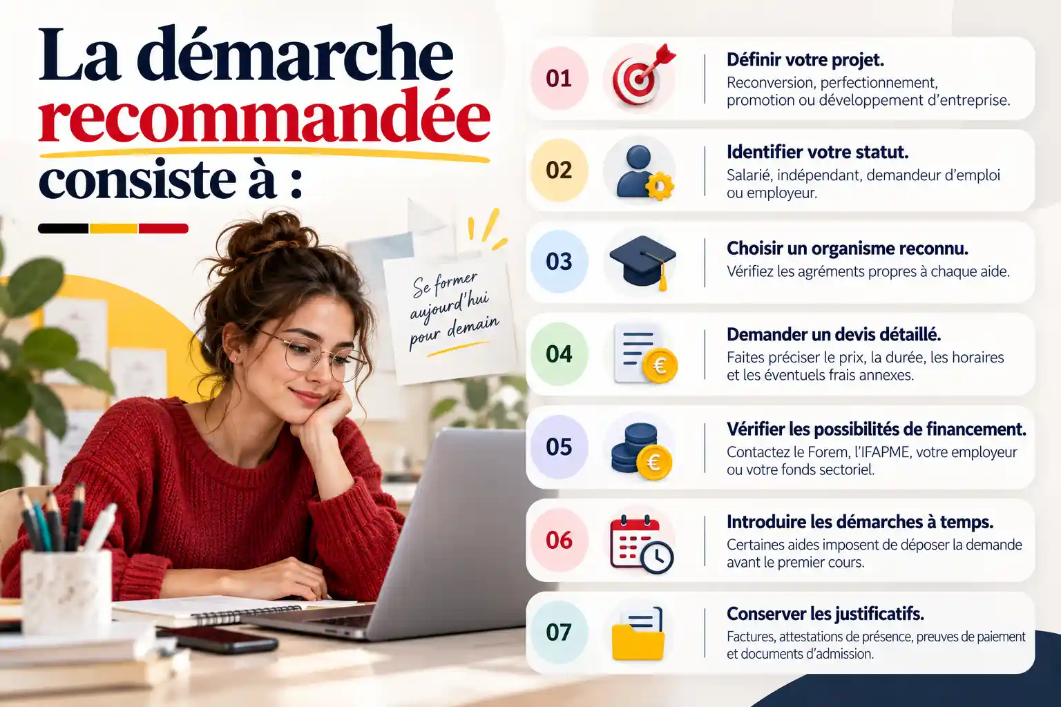 Comment demander une aide financière à la formation