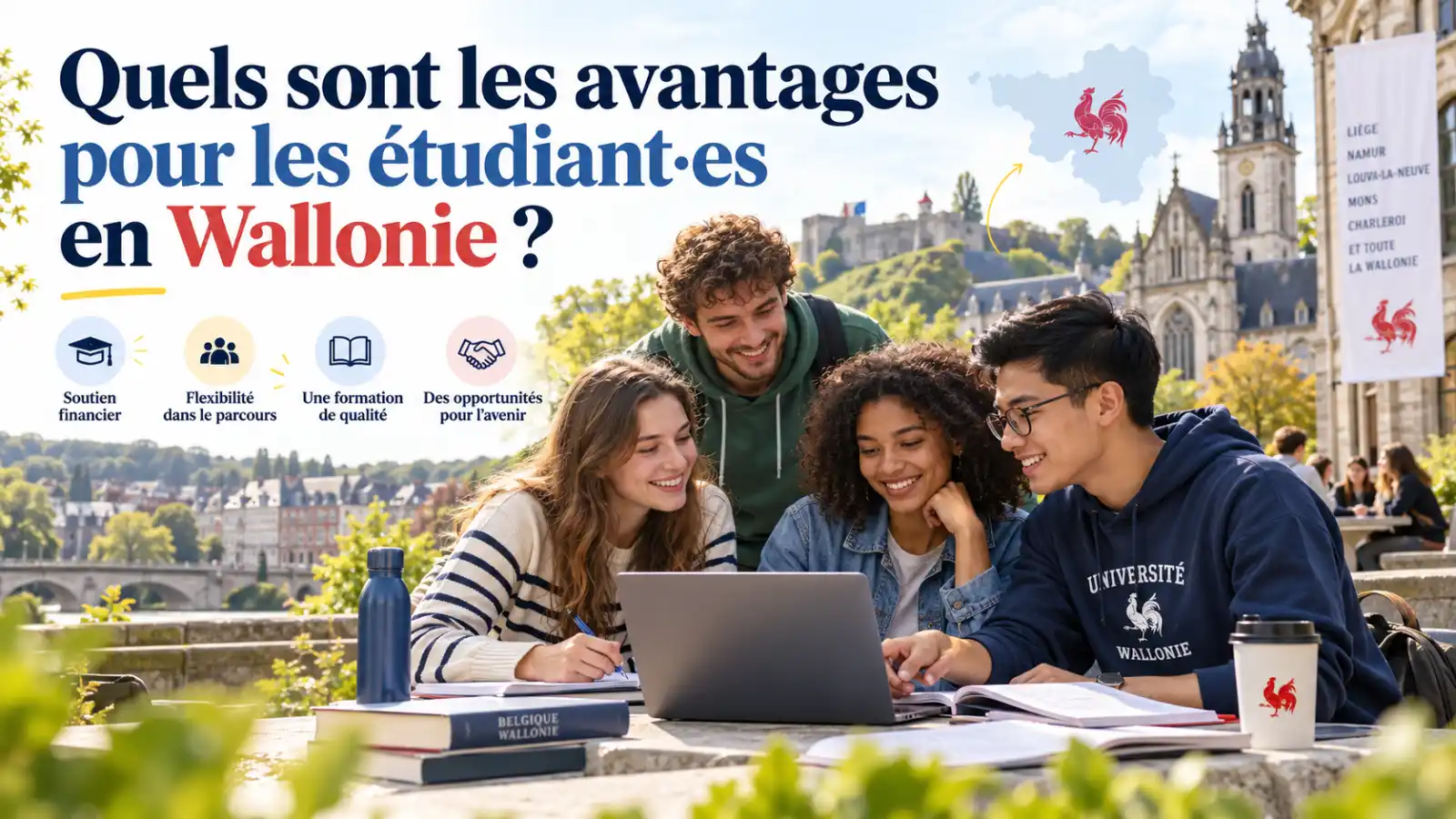 Quels sont les avantages pour les étudiant·es en Wallonie ?