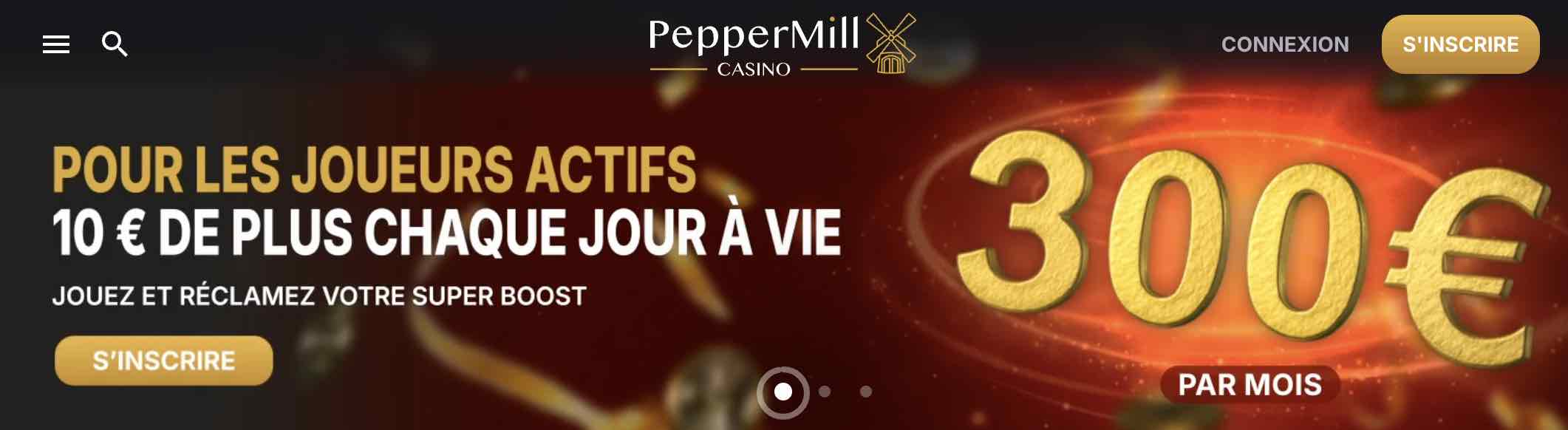 Peppermill casino BE